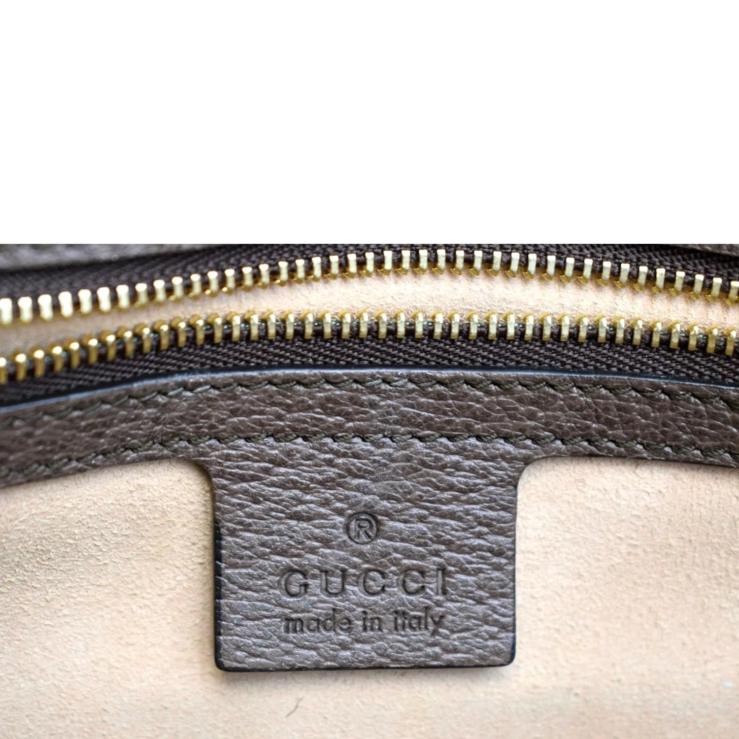 GUCCI Ophidia GG Supreme Canvas Crossbody Bag Beige 601044