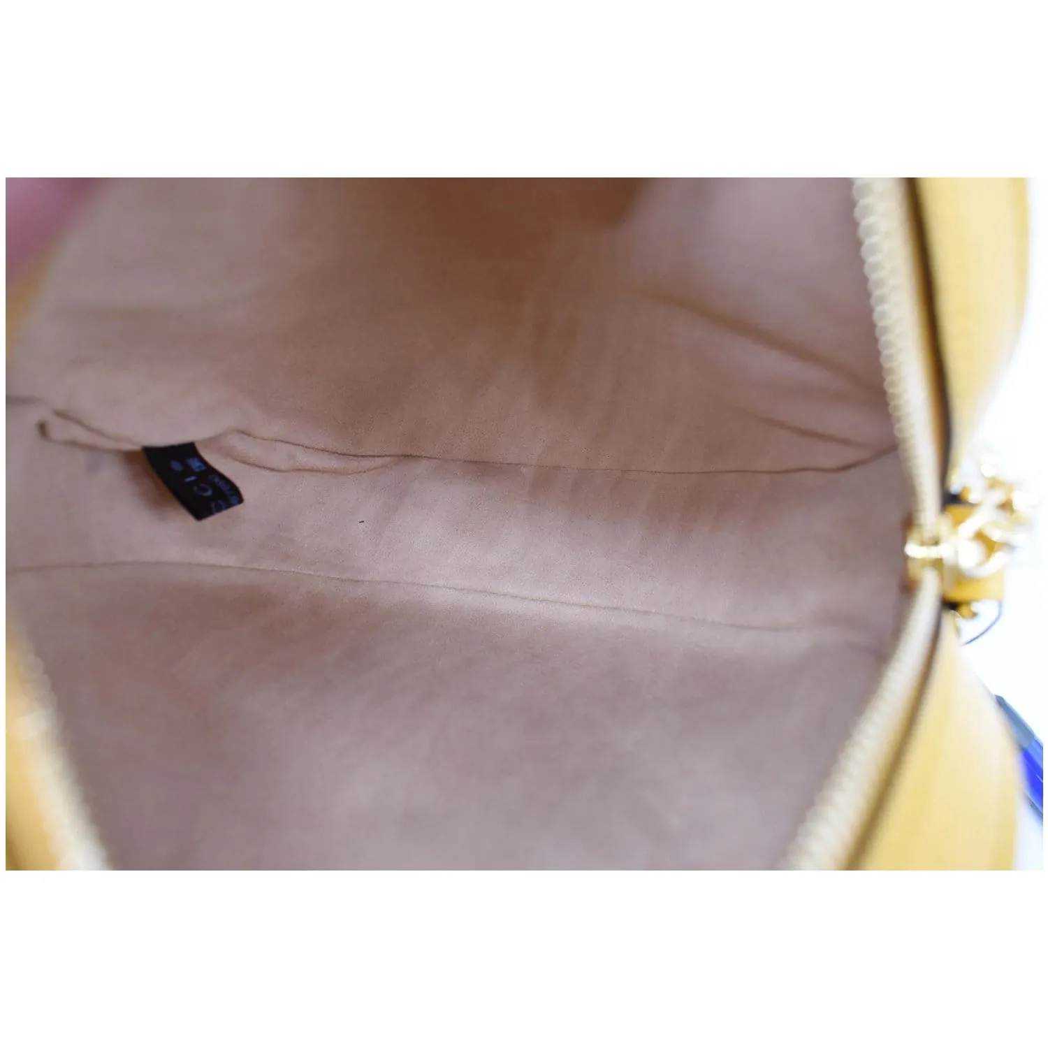 GUCCI Ophidia Mini Flora GG Round Supreme Monogram Web Crossbody Bag Yellow 550618