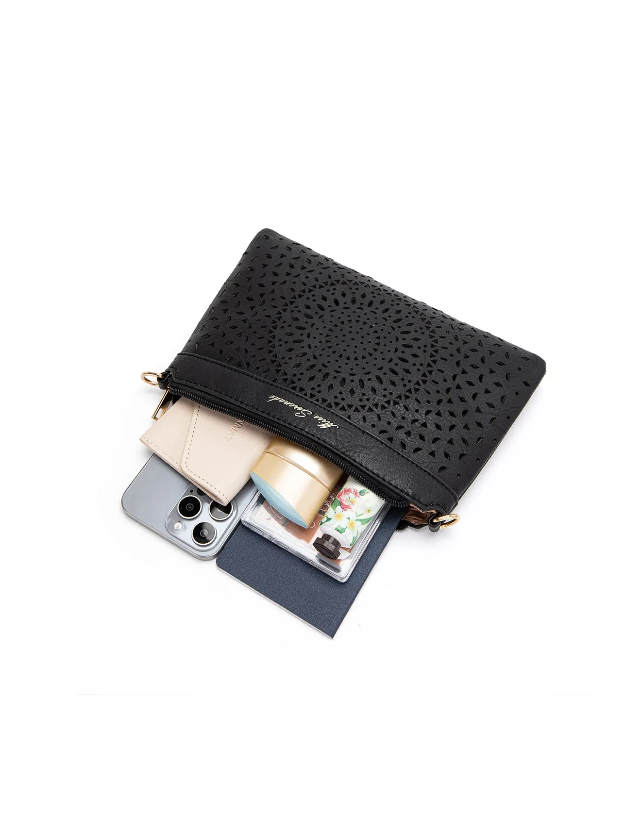 GYPSY SMALL VEGAN  XBODY BAG- XB-2342-BLK