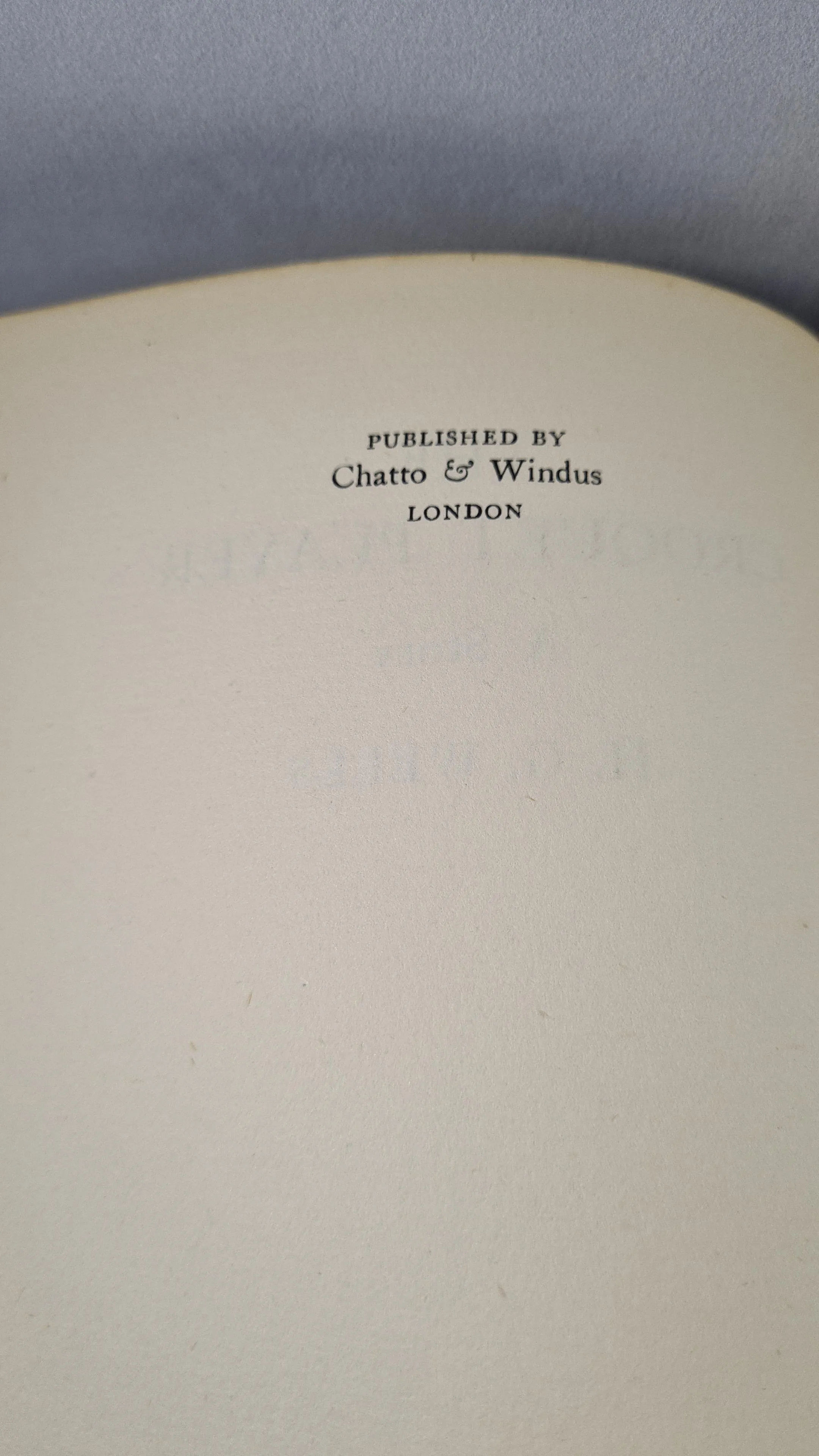 H G Wells - The Croquet Player, Chatto & Windus, 1936, First Edition