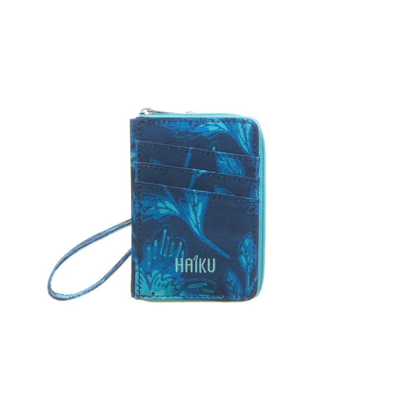 Haiku Sprout Wallet in Neon Floral, Rustic Clay, Rosewood, Stone Gray & River Rock Blue
