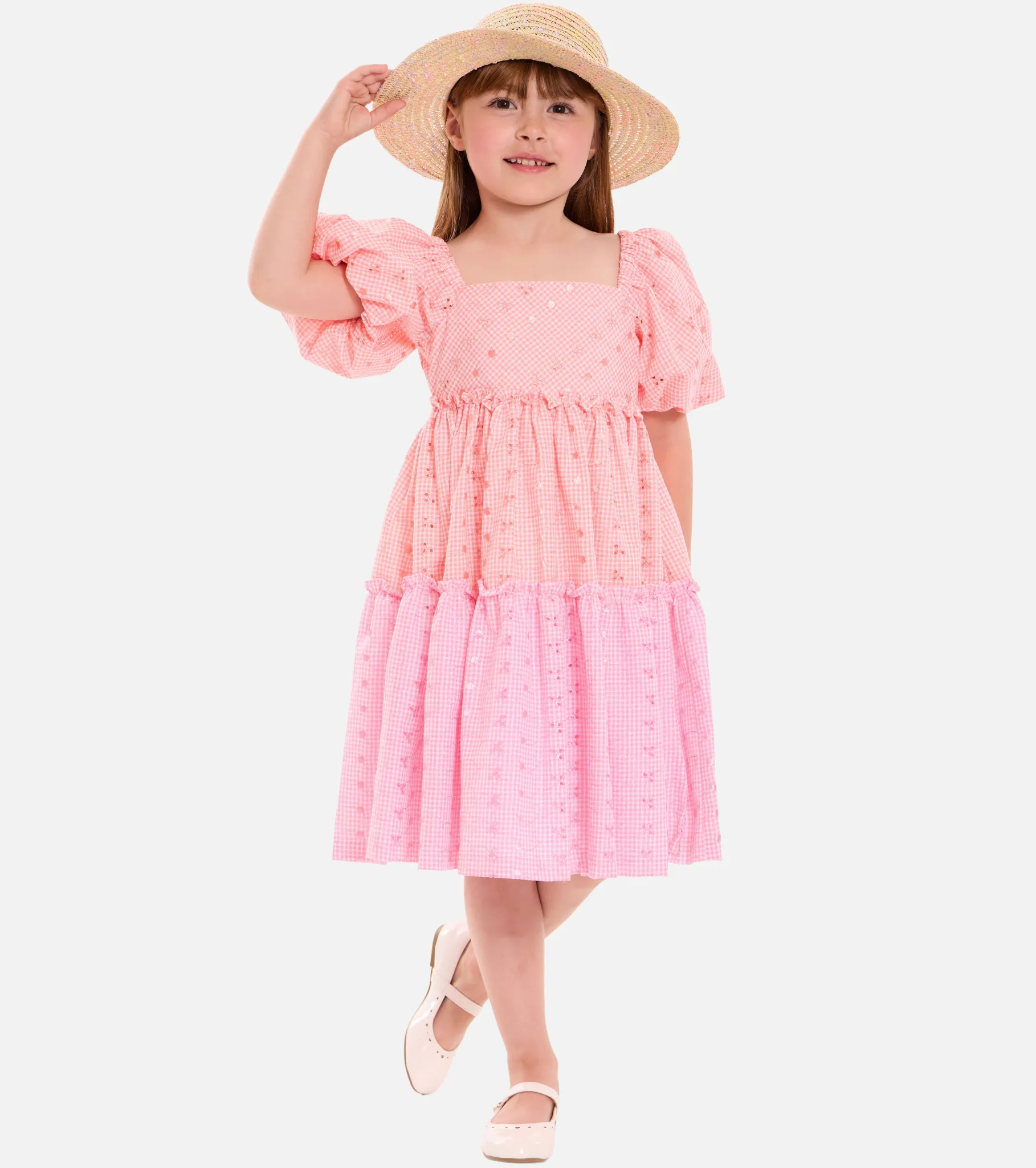 Haley Eyelet Sundress with Hat