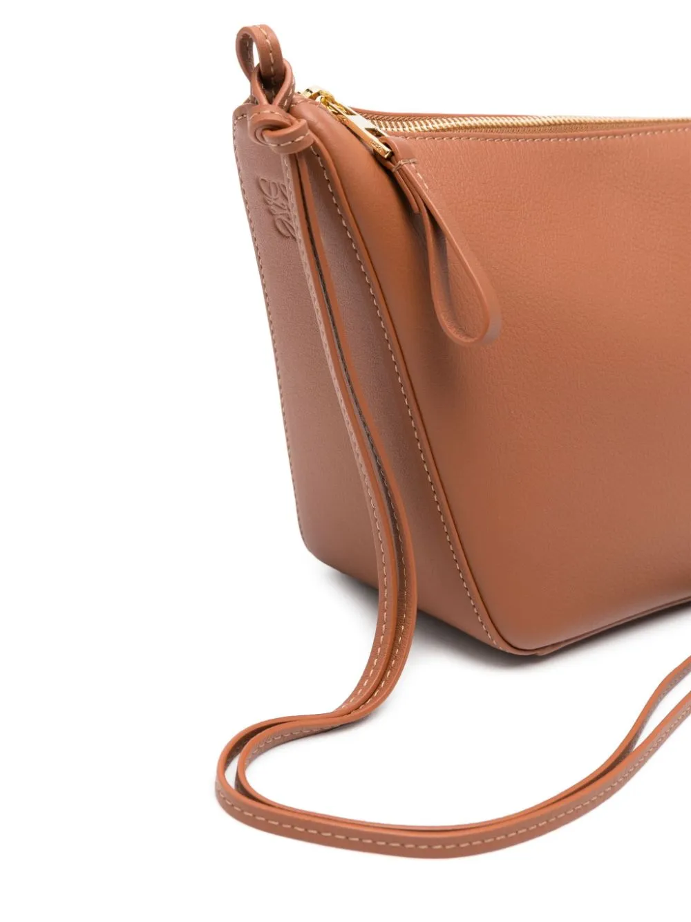 Hammock mini leather hobo bag