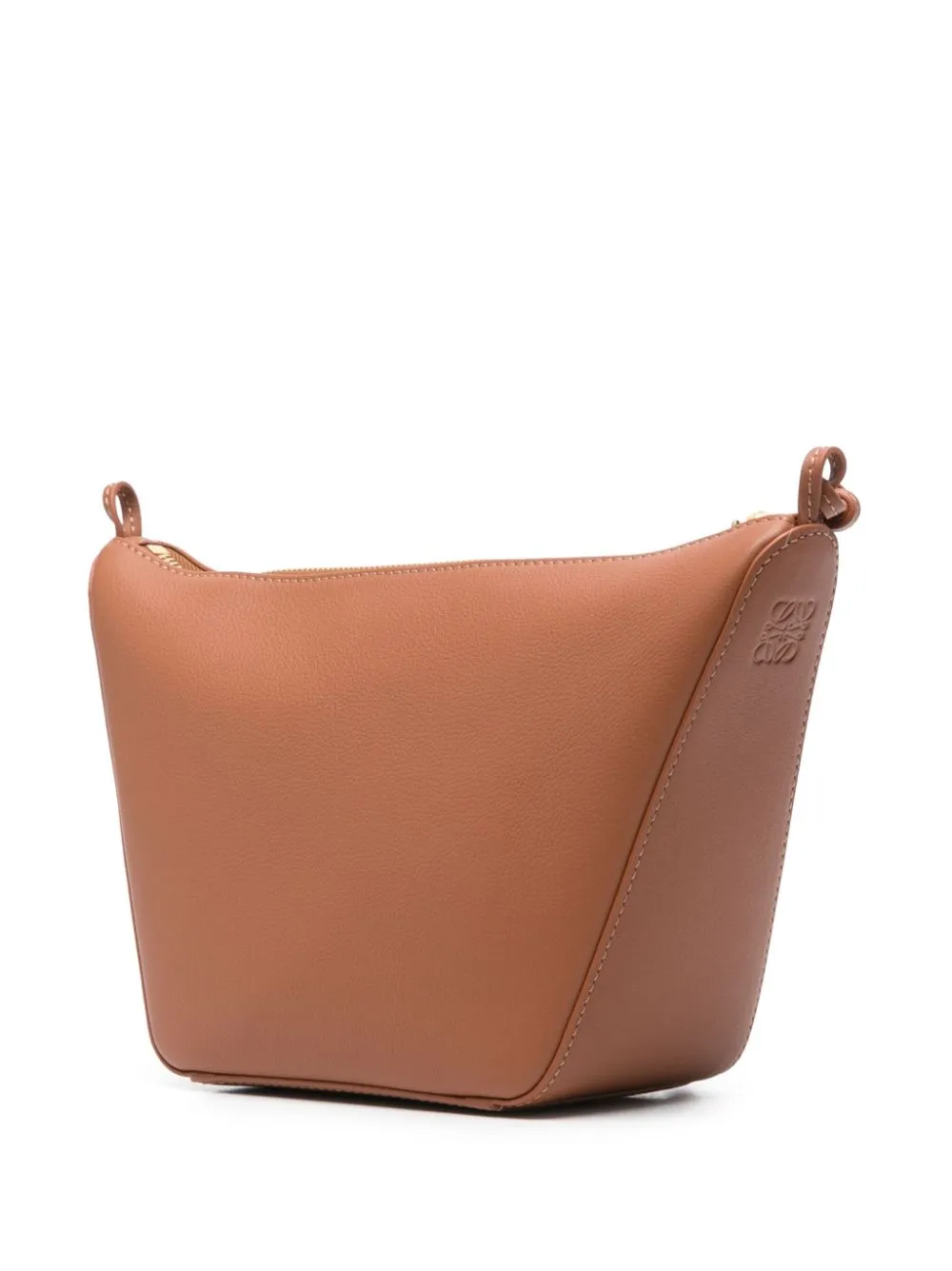 Hammock mini leather hobo bag
