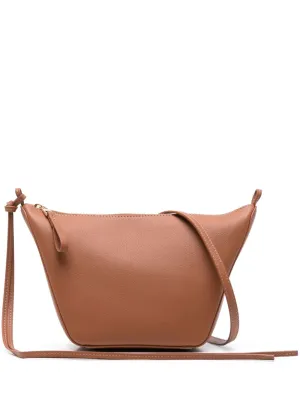 Hammock mini leather hobo bag