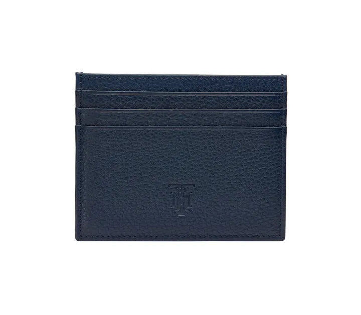 HAND PAINTED CARD HOLDER BLUE