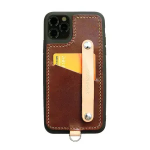 Handmade iPhone 11 Leather Case CONTRAST COLOR Leather iPhone 11 Case with Card Holder