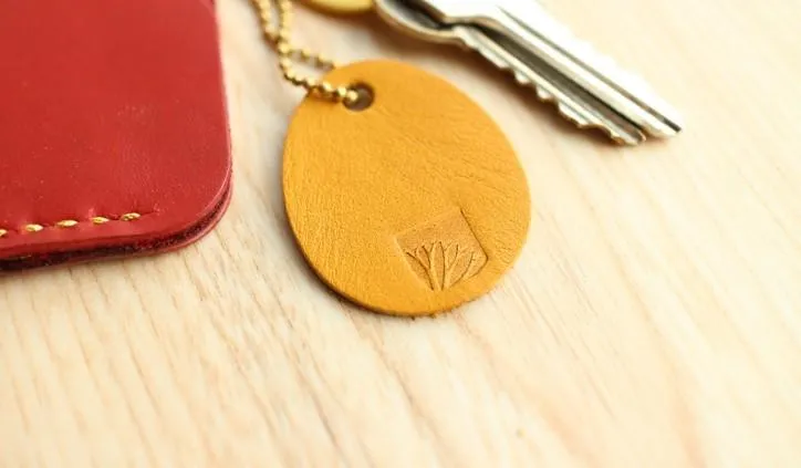 HANDMADE LEATHER CUTE Women Chicken CARD Holder Keychain PERSONALIZED MONOGRAMMED GIFT CUSTOM Wallet Card Holder keyring