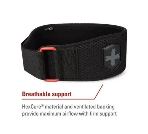 HARBINGER MENS 4.5" HEXCORE LIFTING BELT RED