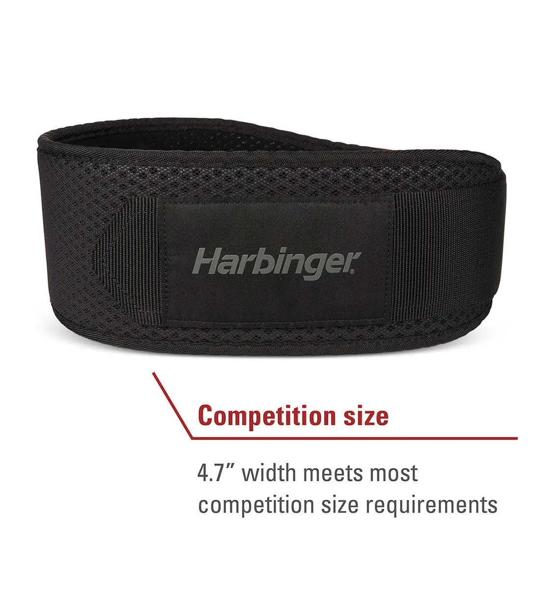 Harbinger Men's 4.5" HexCore Weight Lifting Belt - Black/Red