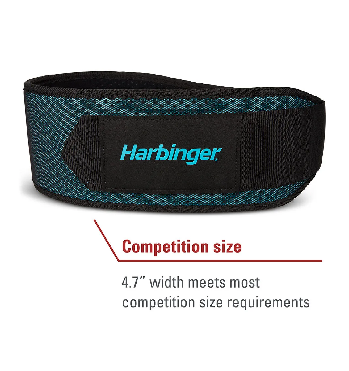 Harbinger Women's 4.5" HexCore Weight Lifting Belt - Light Blue