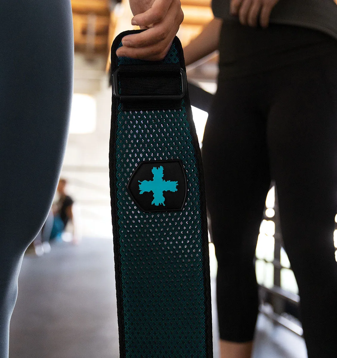 Harbinger Women's 4.5" HexCore Weight Lifting Belt - Light Blue