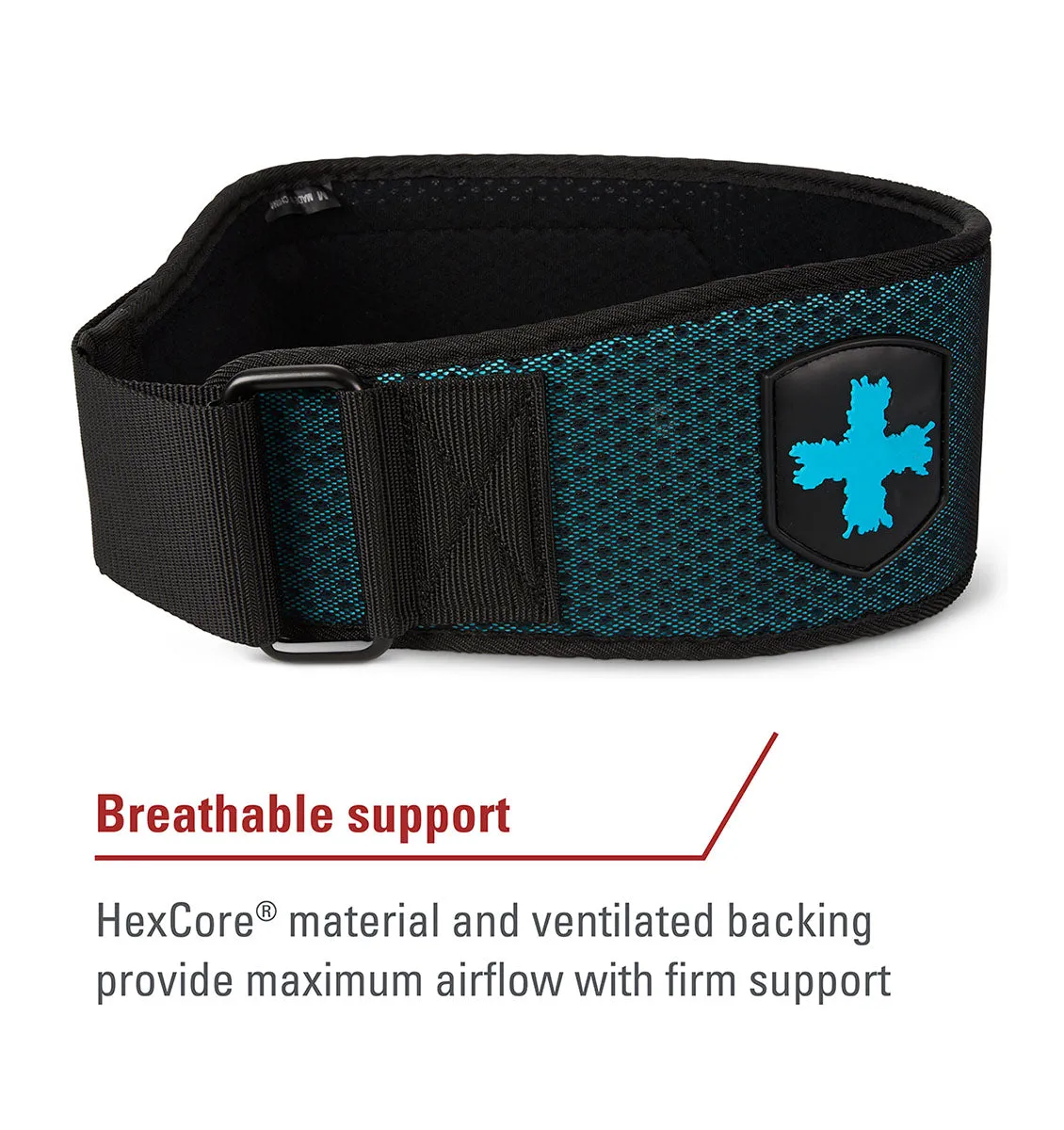 Harbinger Women's 4.5" HexCore Weight Lifting Belt - Light Blue
