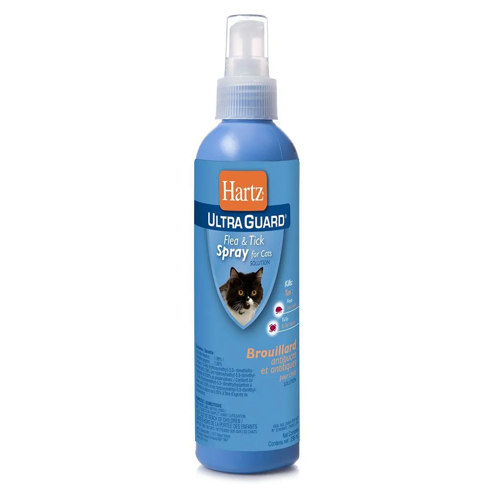 Hartz Ultra Guard Flea & Tick Spray for Cats - 296 ml