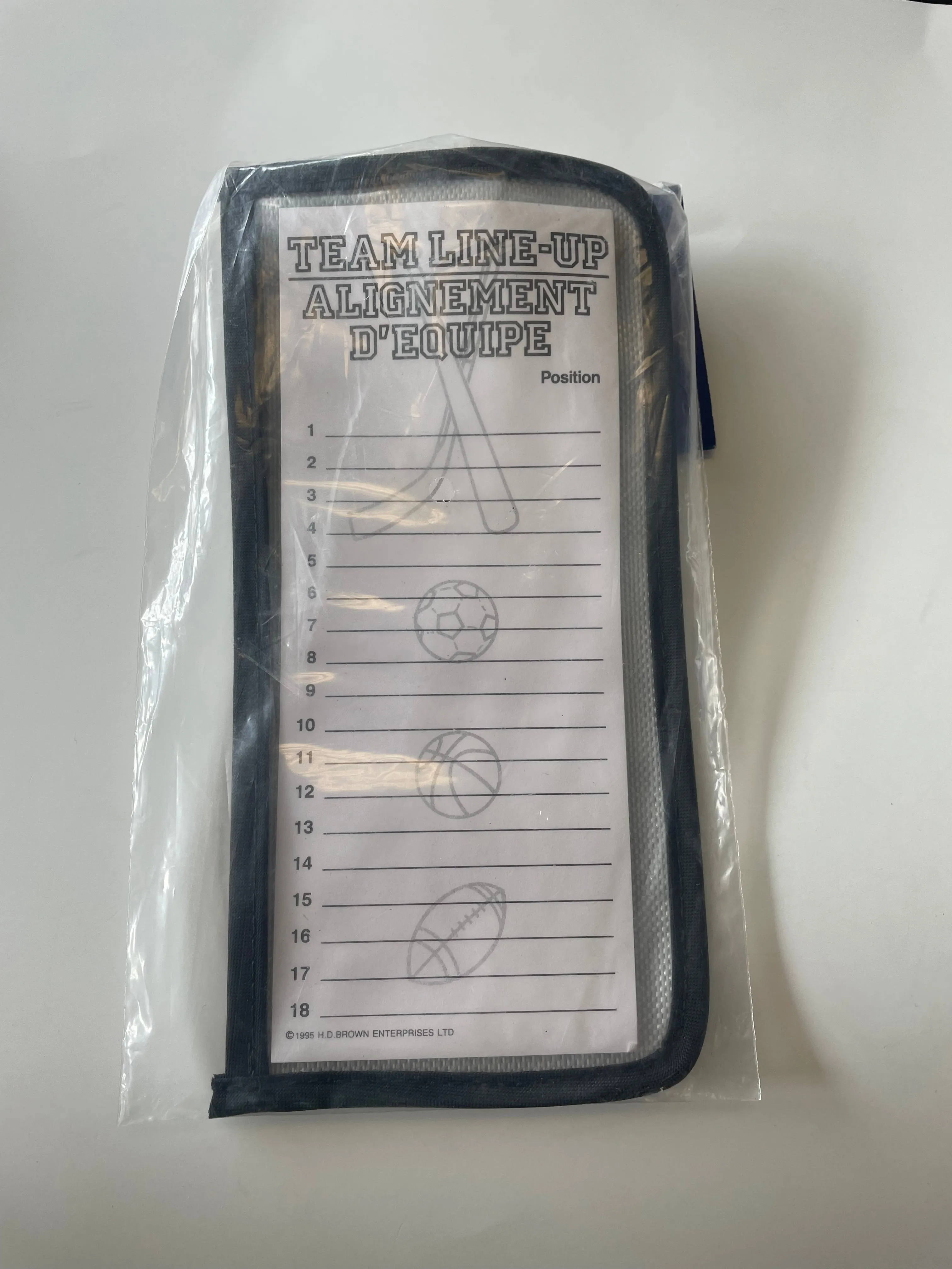 HDB Lineup Cards   Holder