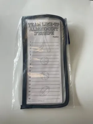 HDB Lineup Cards   Holder