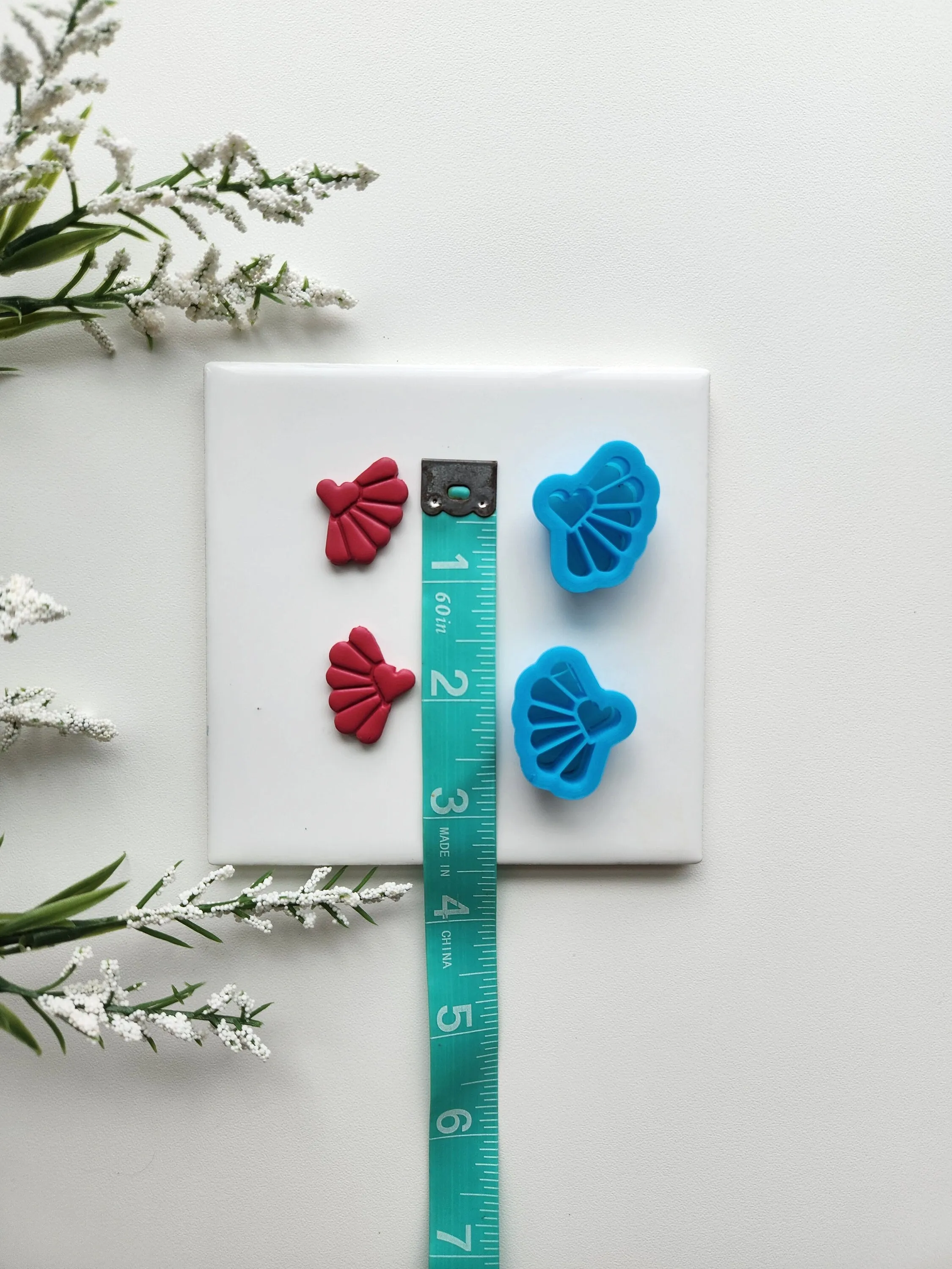 Heart Fan Set | Valentine Clay Cutter