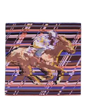 Hermes Multicolor Photo Finish 90cm Silk Scarf