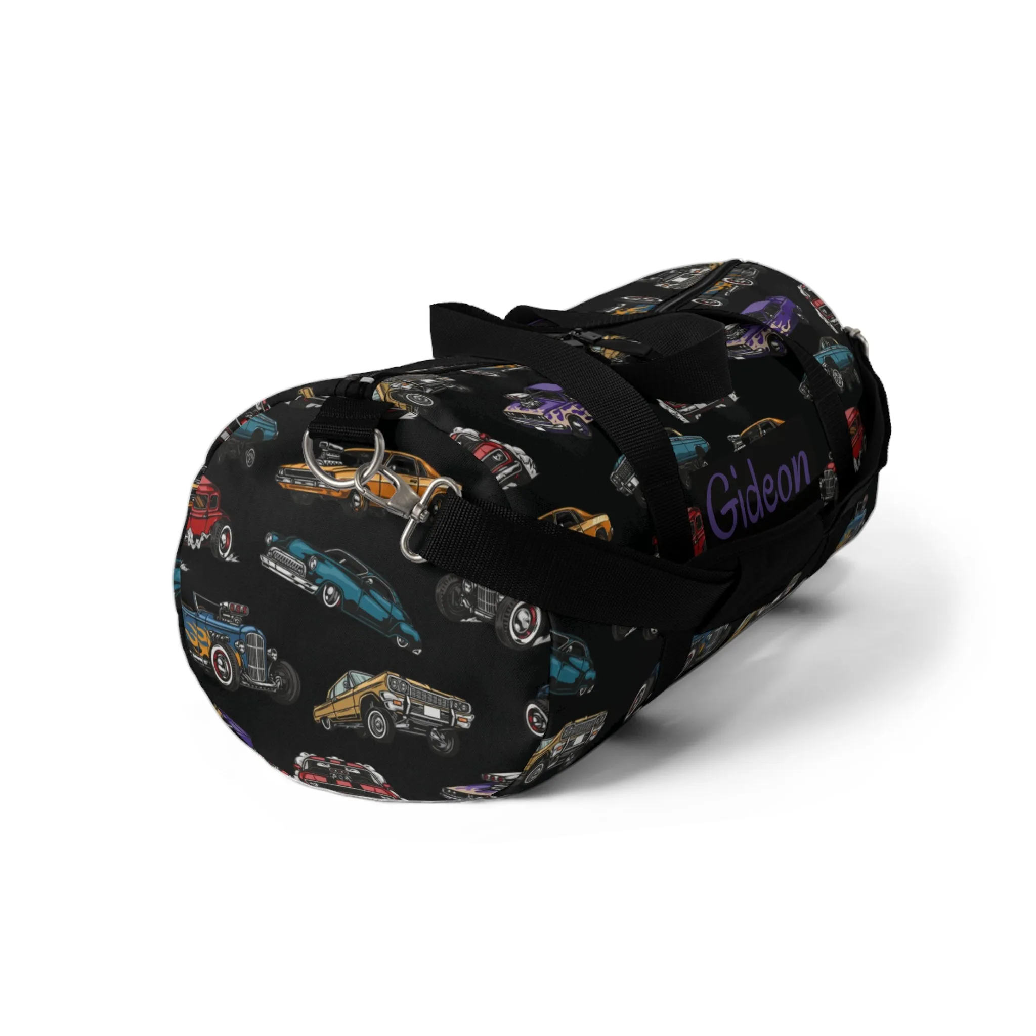 Hotrod Road Duffel Bag (INCLUDE CUSTOM NAME & FONT OPTION IN NOTES AT CHECKOUT)