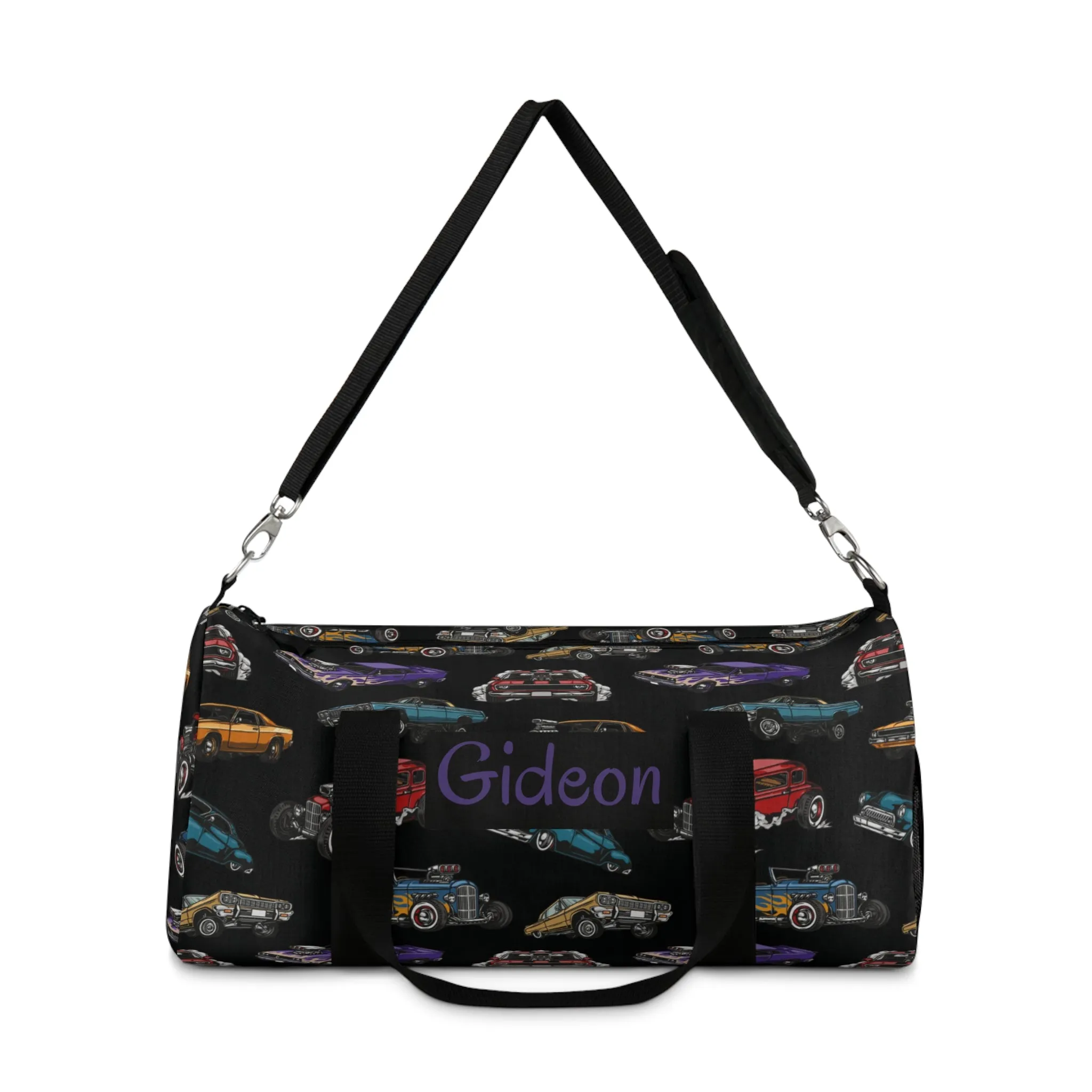 Hotrod Road Duffel Bag (INCLUDE CUSTOM NAME & FONT OPTION IN NOTES AT CHECKOUT)