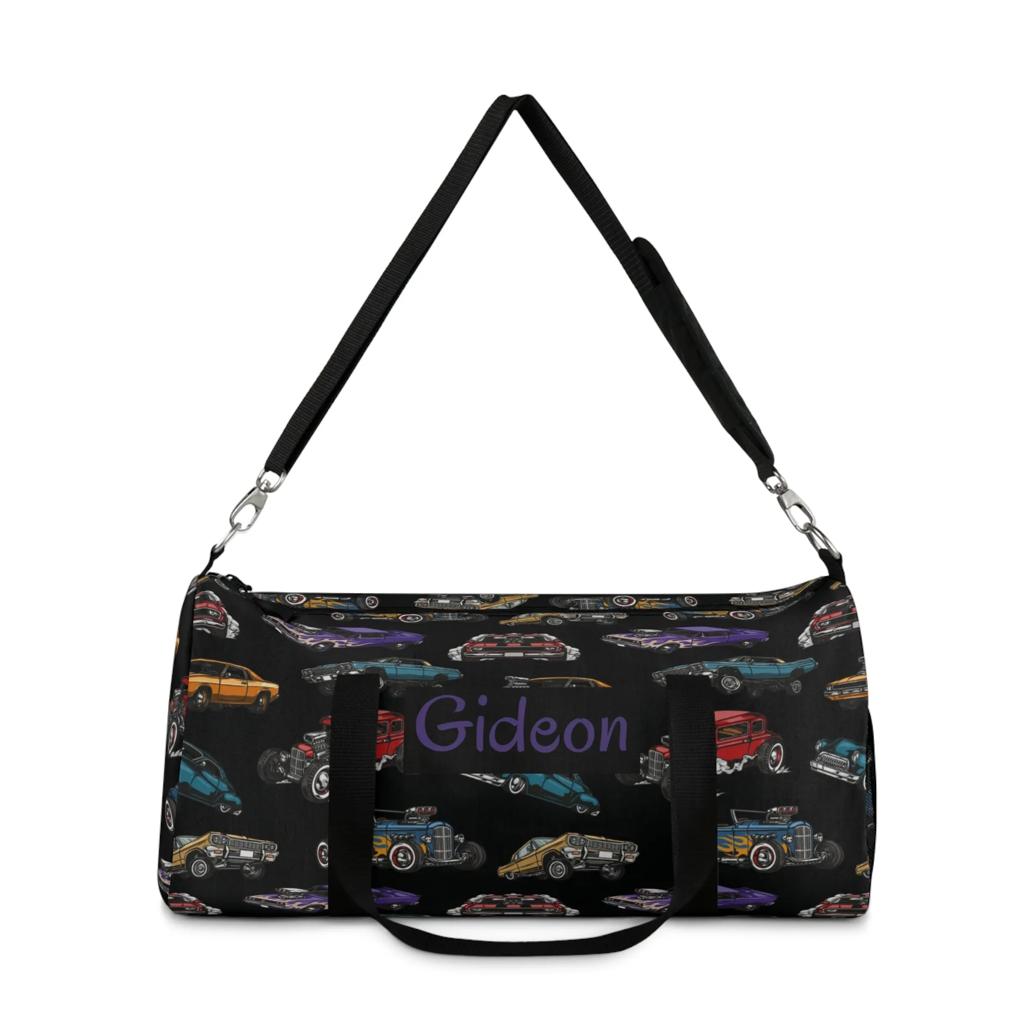 Hotrod Road Duffel Bag (INCLUDE CUSTOM NAME & FONT OPTION IN NOTES AT CHECKOUT)