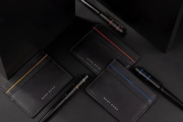 HUGO BOSS HPBC974T-Set HUGO BOSS Khaki (ballpoint pen & card holder)