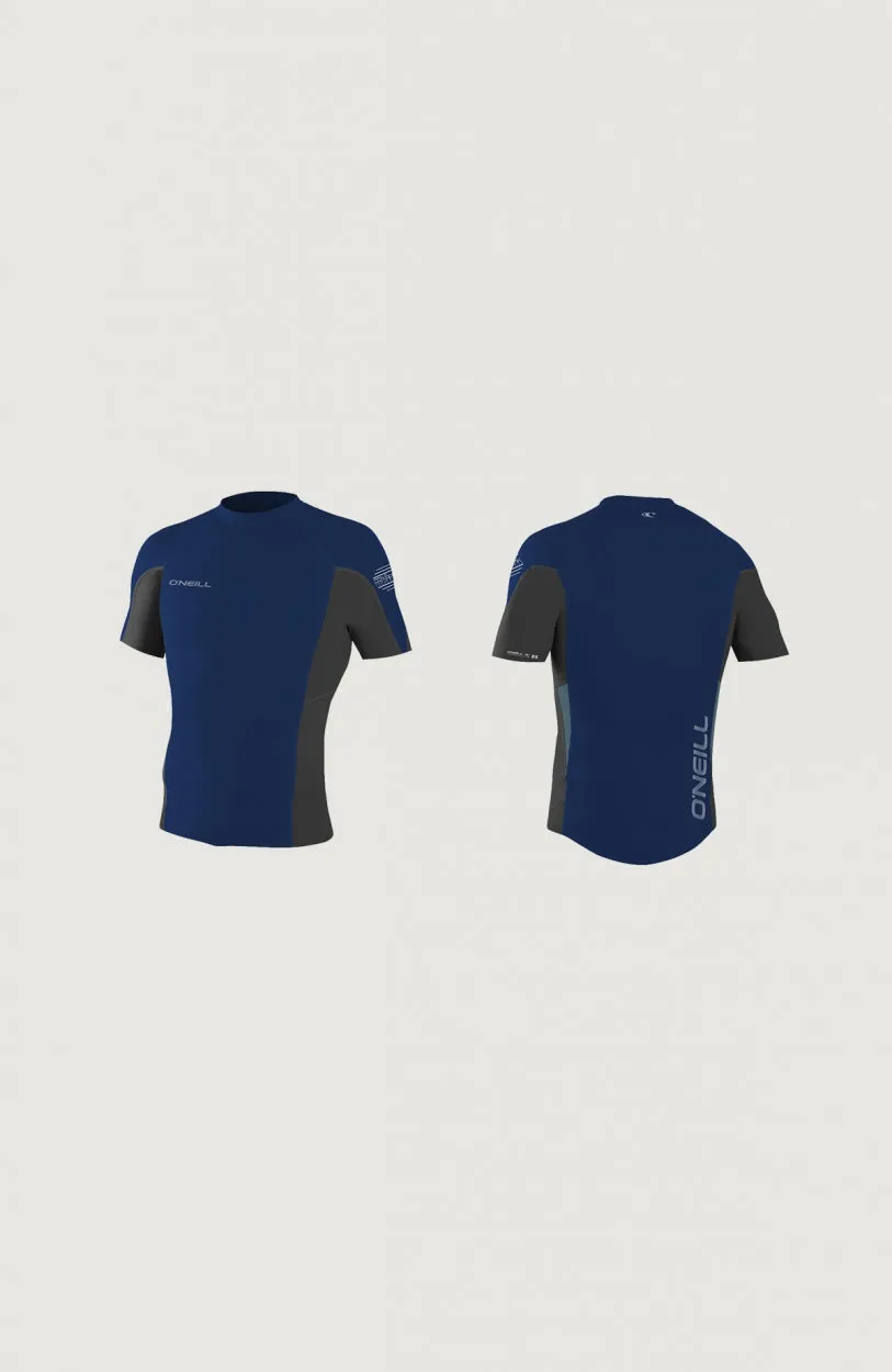 Hyperfreak 0.5mm Short Sleeve Crew | Dark Blue