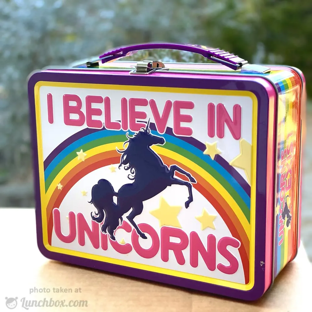 I Believe in Unicorns Lunch Box