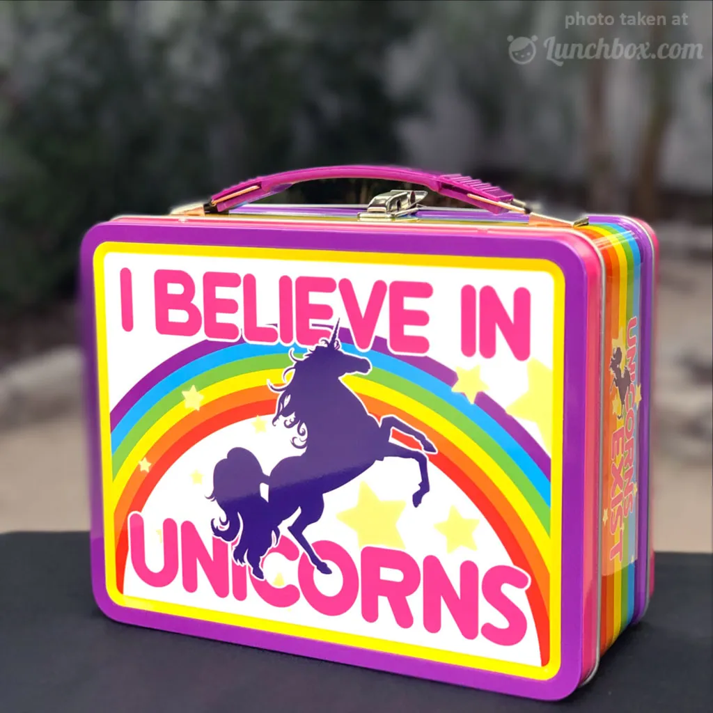 I Believe in Unicorns Lunch Box