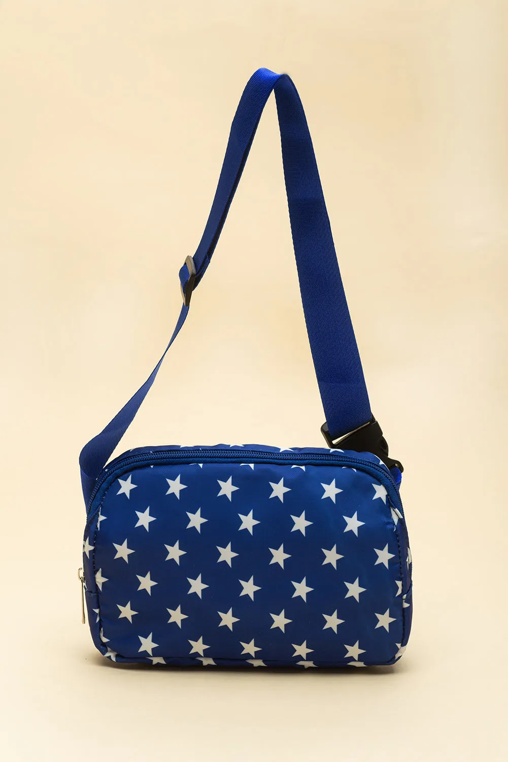Independent Day Flag Star Printed Crossbody Bag