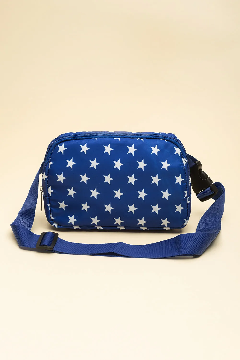 Independent Day Flag Star Printed Crossbody Bag