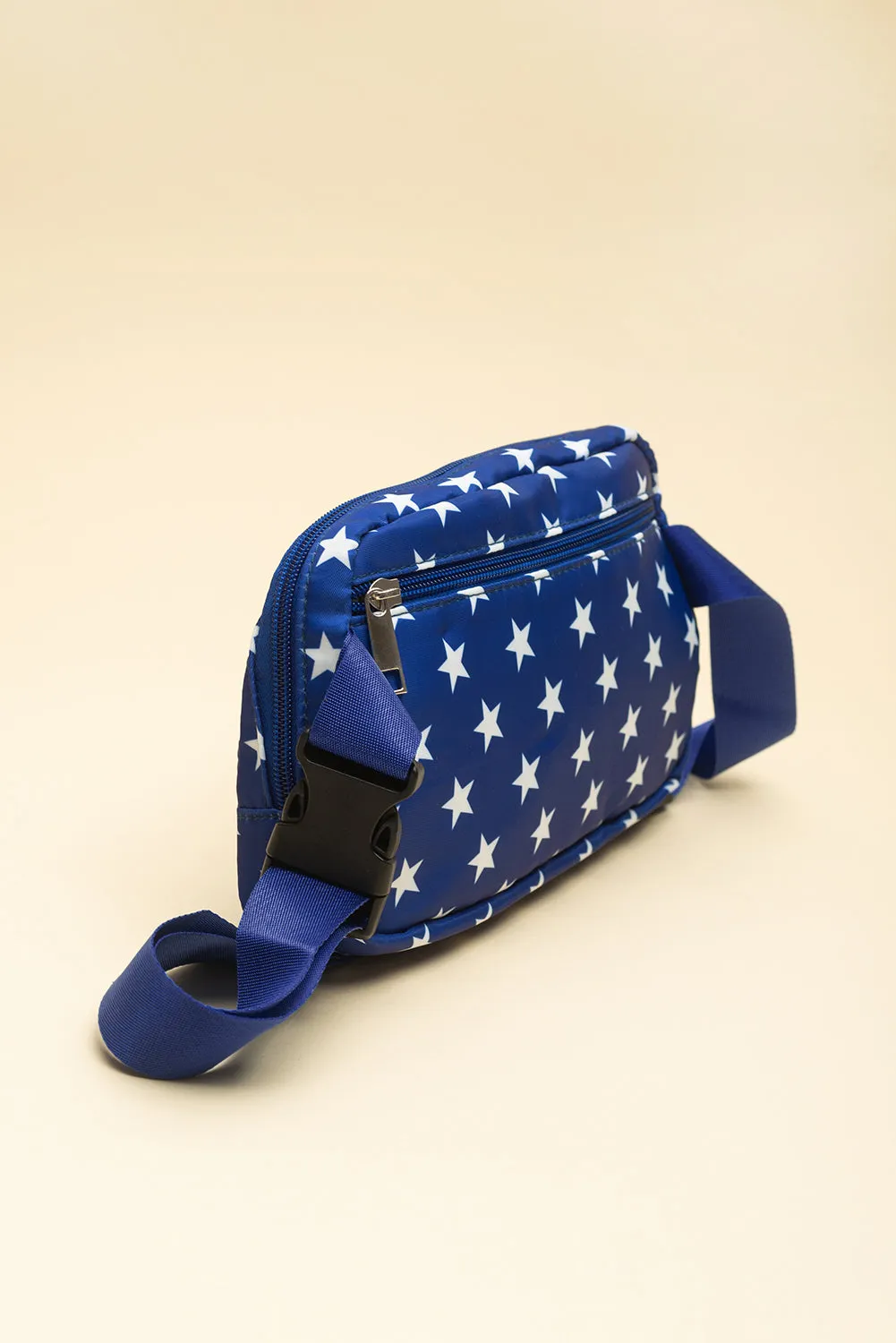 Independent Day Flag Star Printed Crossbody Bag