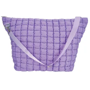 iscream- Vivid Violet Puffy Weekender Bag
