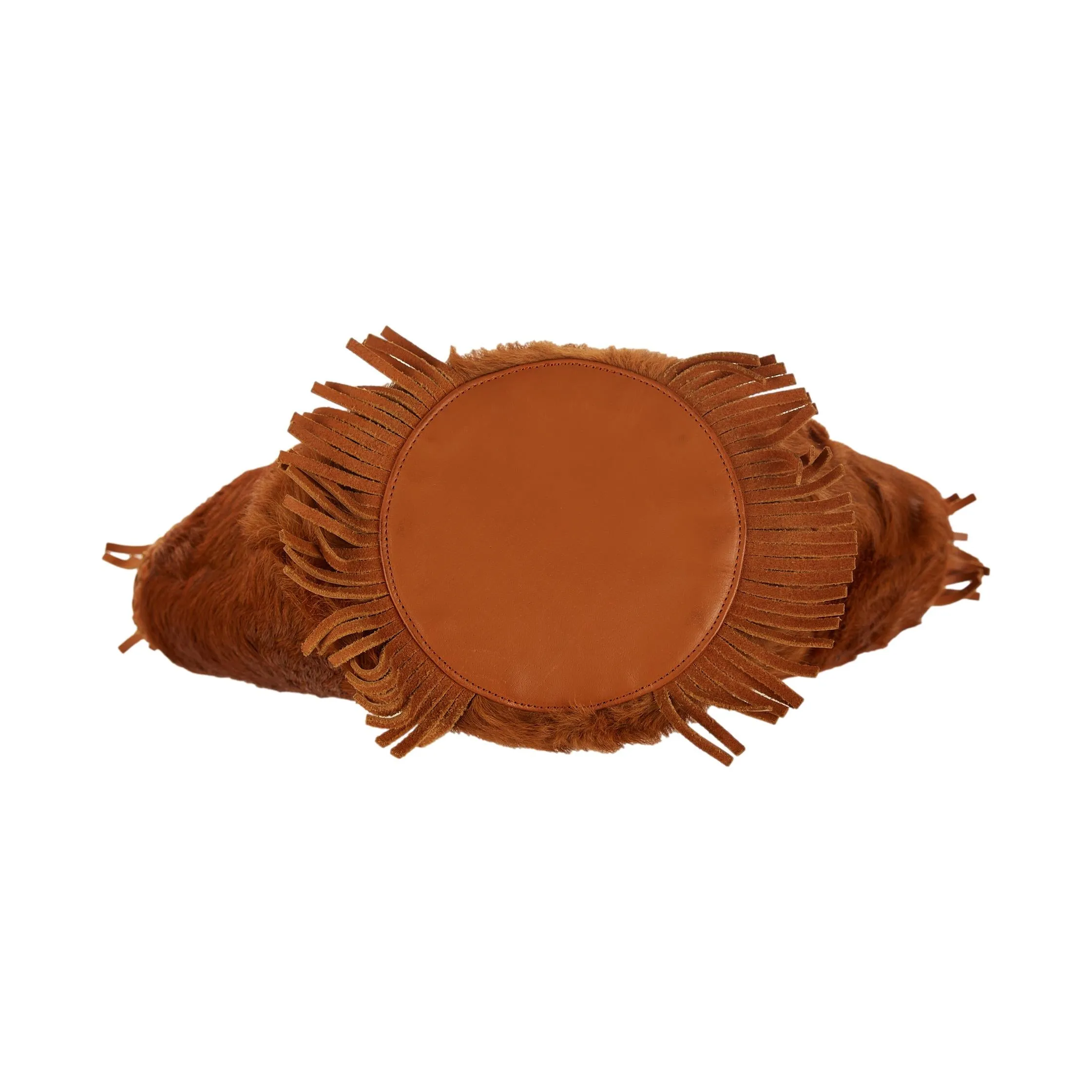 Jean Paul Gaultier Brown Fringe Top Handle Bag