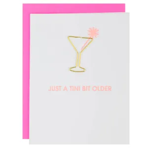 Just A Tini Bit Older Paper Clip Card