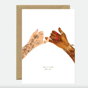Karte «Bitches forever» von All the ways to say