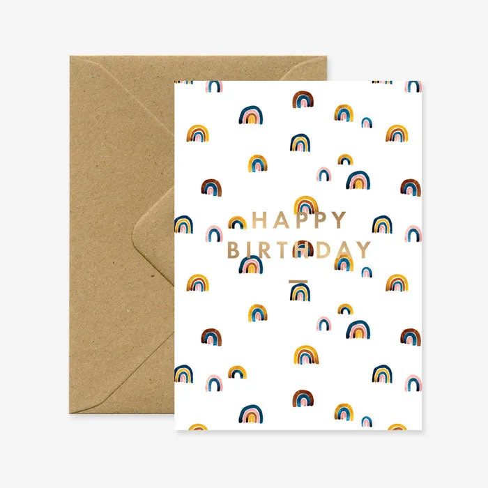 Karte «Rainbows Happy Birthday» von All the ways to say