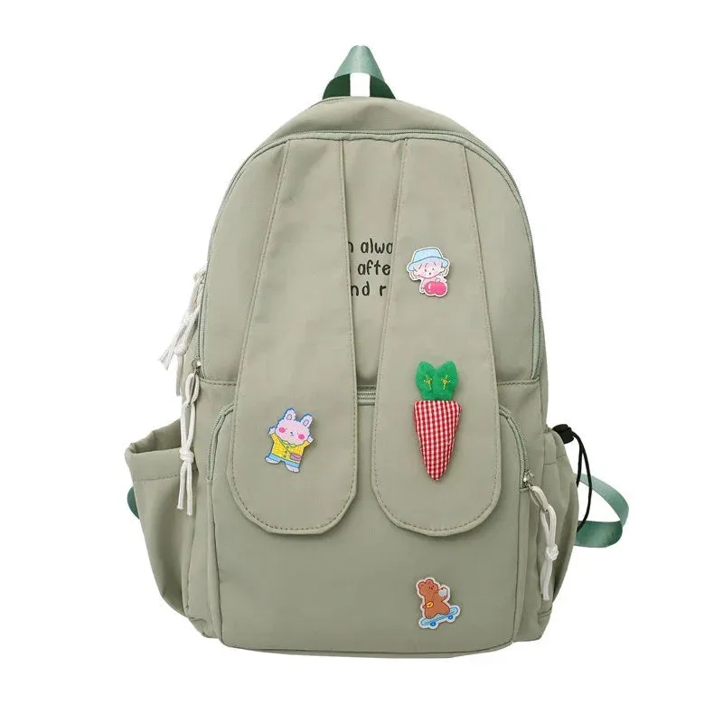 Kawaii Bunny Ear Backpack 🎒🐰 | Adorable Anime School Bag for Girls & Teens | Fun & Fashionable College Bookbag ✨