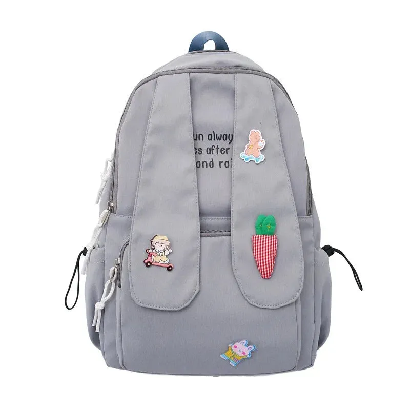Kawaii Bunny Ear Backpack 🎒🐰 | Adorable Anime School Bag for Girls & Teens | Fun & Fashionable College Bookbag ✨