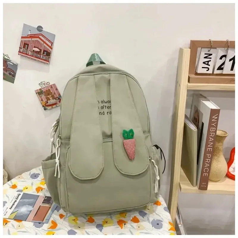 Kawaii Bunny Ear Backpack 🎒🐰 | Adorable Anime School Bag for Girls & Teens | Fun & Fashionable College Bookbag ✨