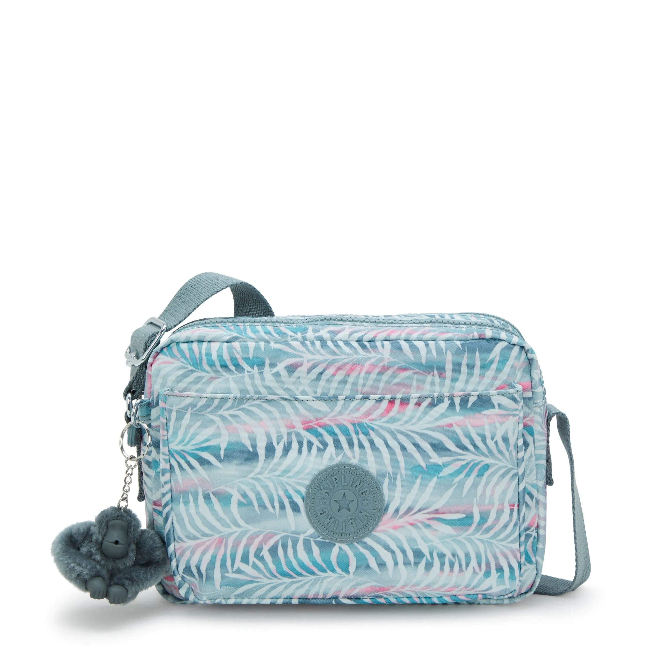 Kipling Abanu M Palmtree Leaves Medium Crossbody I6237-3QN