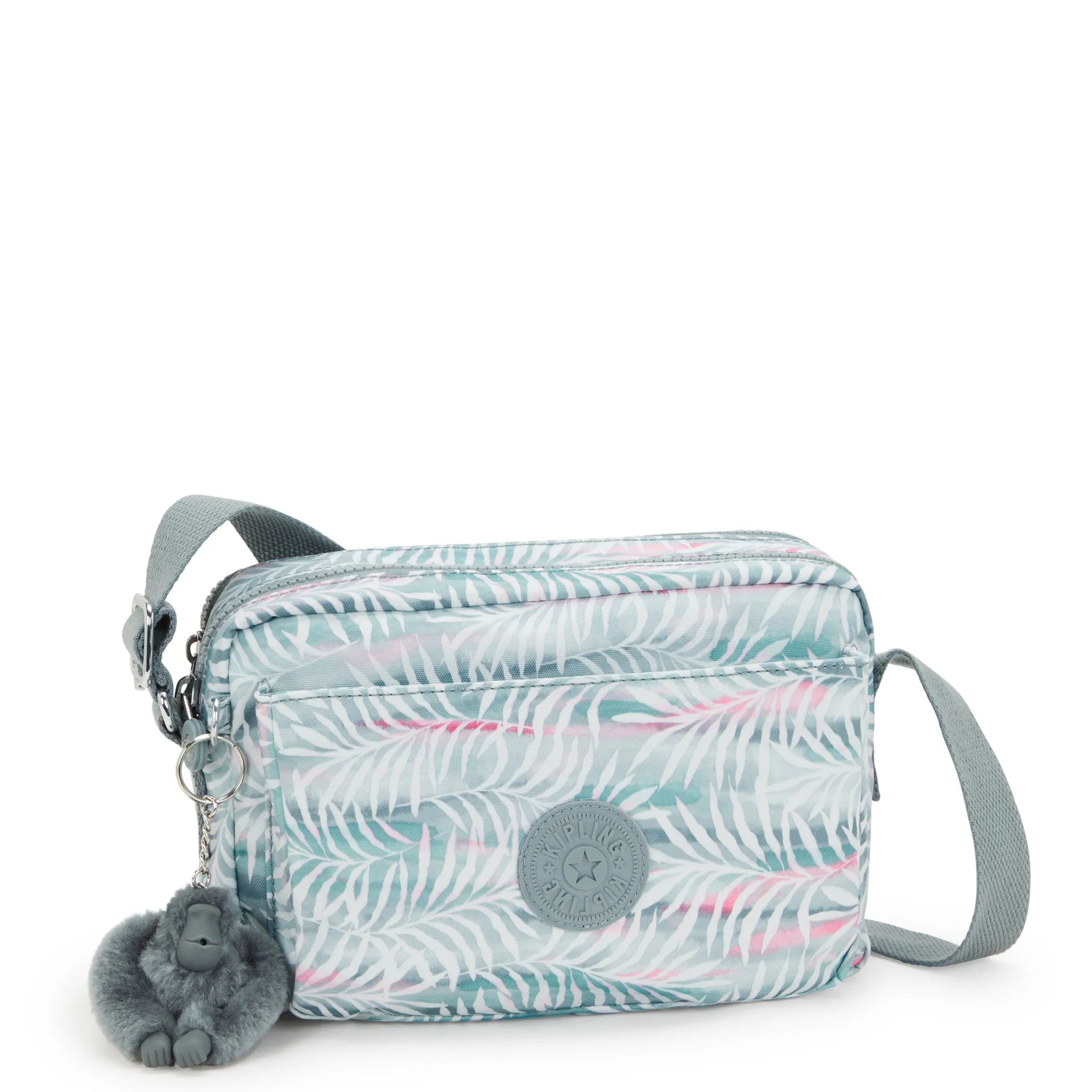 Kipling Abanu M Palmtree Leaves Medium Crossbody I6237-3QN