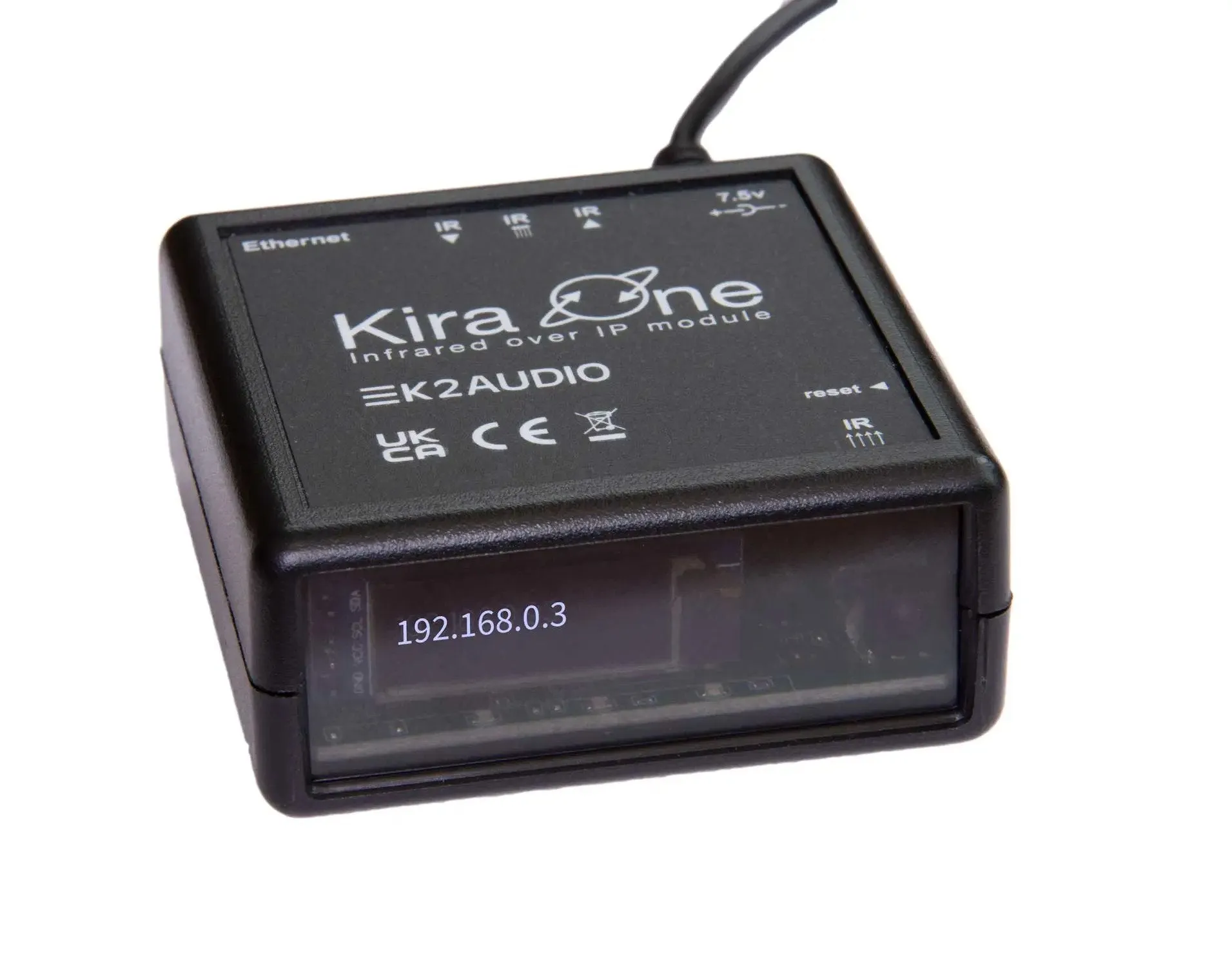 Kira One Transmitter and Receiver Pair Infrared to IP Bridge Ethernet and wifi
