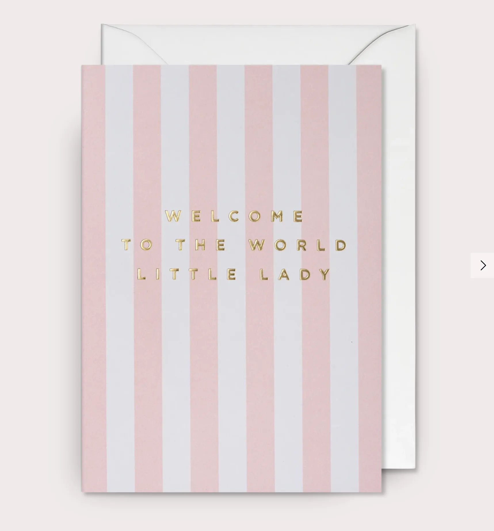 Lagom Welcome Little Lady Card