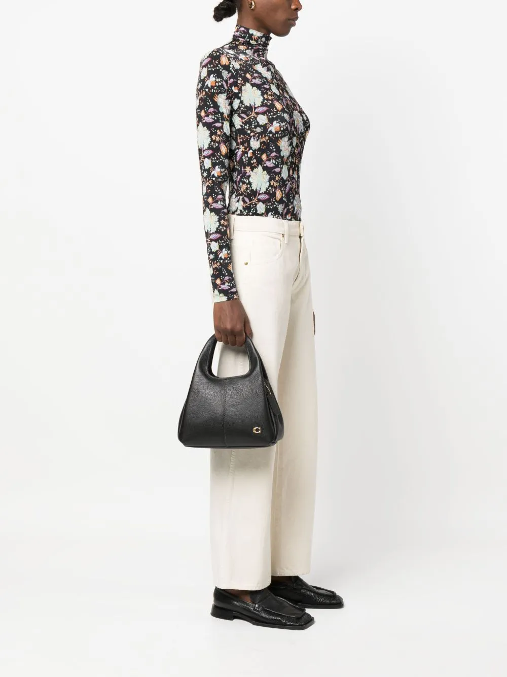 Lana 23 leather hobo bag