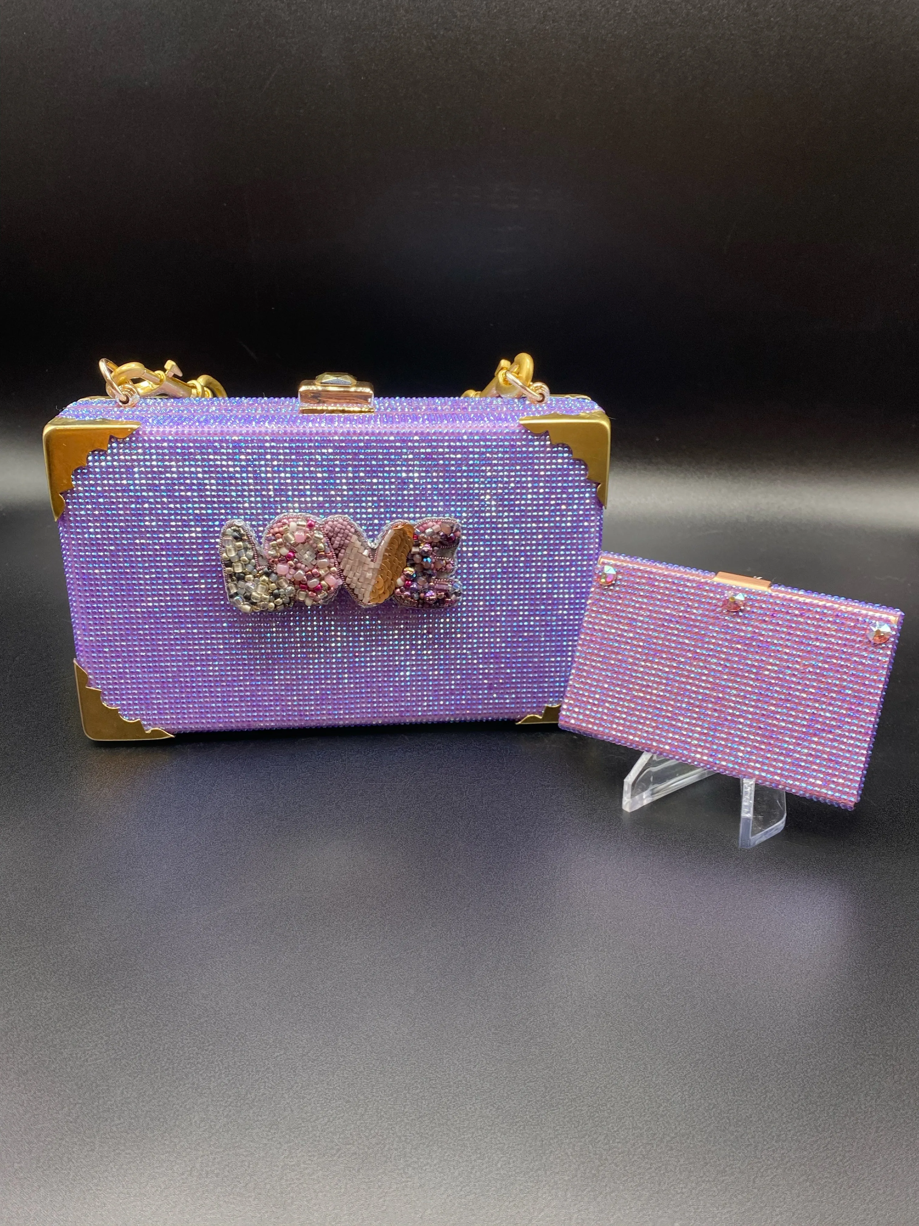 Lavender Card Holder