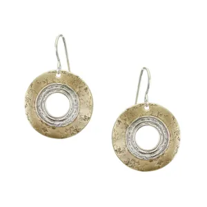 Layered Wide Rings Wire Earring