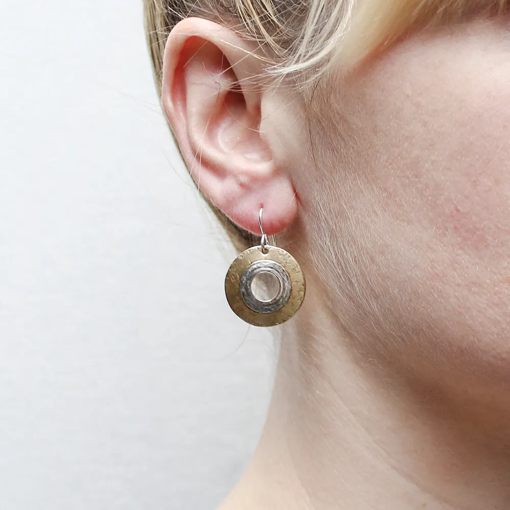 Layered Wide Rings Wire Earring