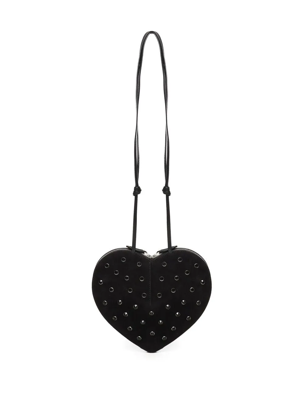Le coeur strass embellished crossbody bag