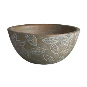Leaf Embossed Bowl